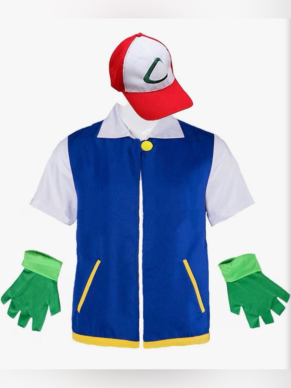 Ash Ketchum Pokémon Inspired Trainer Costume Set